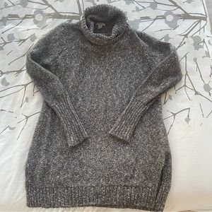 Caslon knubby sweater tunic with turtleneck